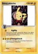 Smug pikachu