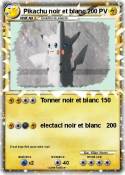 Pikachu noir et