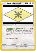 Item: Lightium