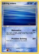 calming waters