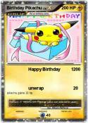 Birthday Pikach