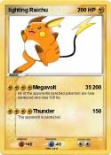 lighting Raichu