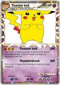 Thunder bolt