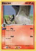 Rhino bird