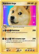 Rainbow doge