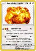 Sampled explosi