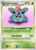 Kirby Ivysaur