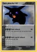 Dark pikachu