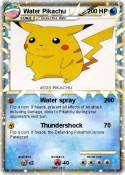 Water Pikachu