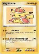 king Pikachu