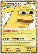 Grumpy Pikachu