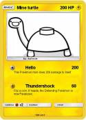 Mine turtle