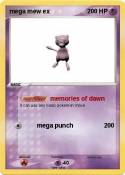 mega mew ex