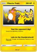 Pikachu Team