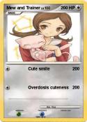 Mew and Trainer