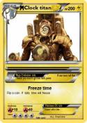 Clock titan