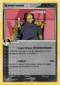 la mort homer
