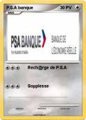 P.S.A banque
