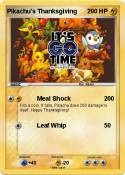 Pikachu’s Thanks