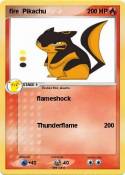 fire Pikachu