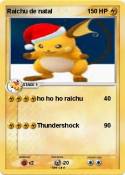 Raichu de natal