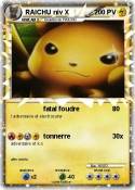 RAICHU niv X