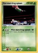 Five stars frog
