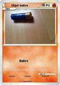 Objet balles