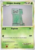 Creeper drawing