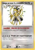 mega arceus X