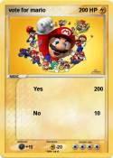 vote for mario