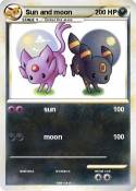 Sun and moon