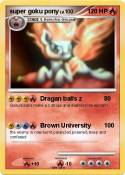 super goku pony