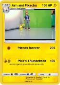 Ash and Pikachu