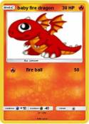 baby fire drago
