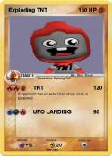 Exploding TNT