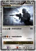 Modern warfare