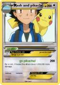 ash and pikachu