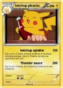 ketchup pikachu