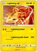 Lightning cat