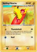 Surfing Pikachu