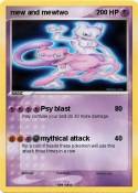 mew and mewtwo