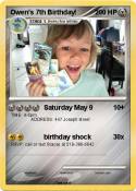 Owen's 7th Birt