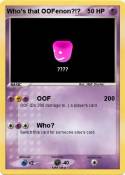 Who's that OOFe