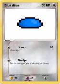 Blue slime