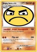 Angry face