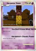Herobrine Tower