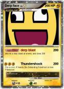 Derp face