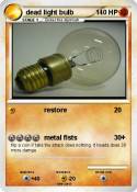 dead light bulb