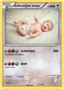 scheetjes man